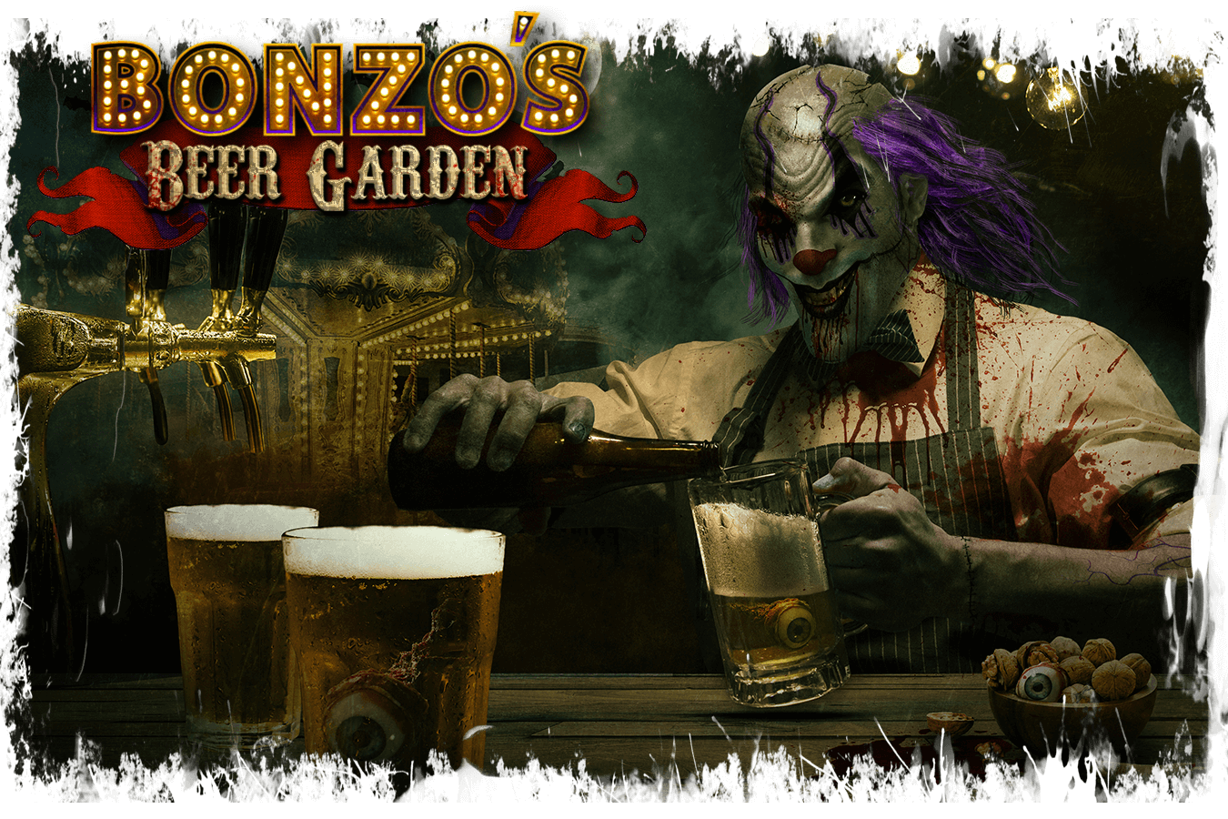 indy scream park - Bonzo's Beer Garden